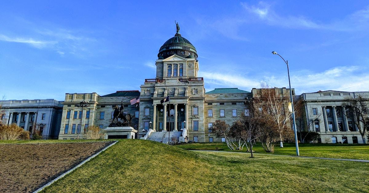 The Montana State Capitol during the day