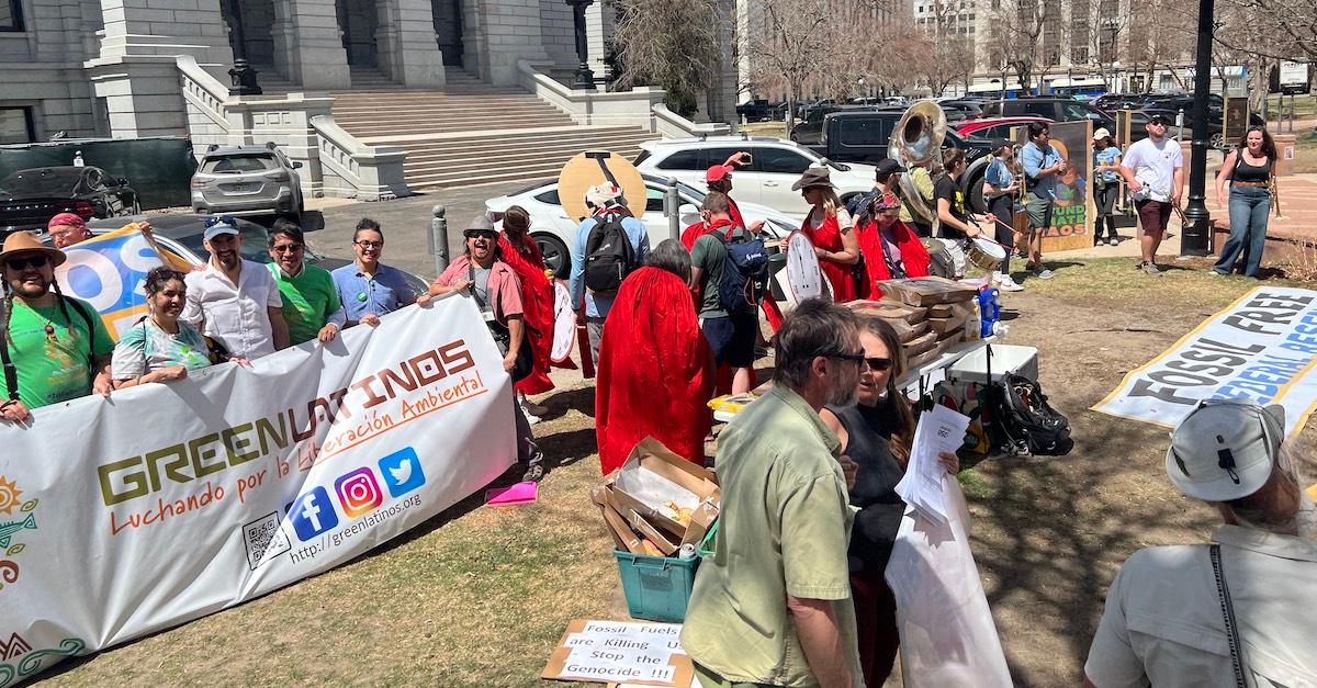 GreenLatinos Protest In Washington D.C.