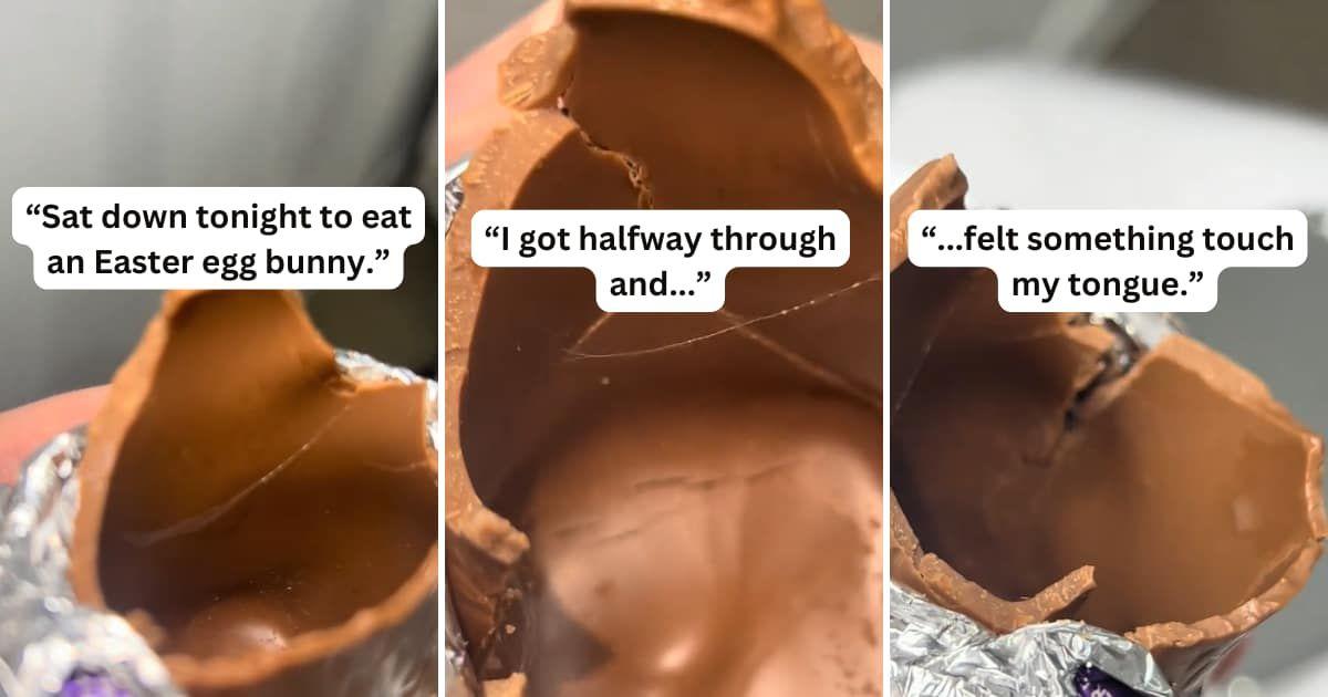 Woman describes a gruesome sight she witnessed when she ate a chocolate bunny (Cover Image Source: TikTok | @chyannnn3)