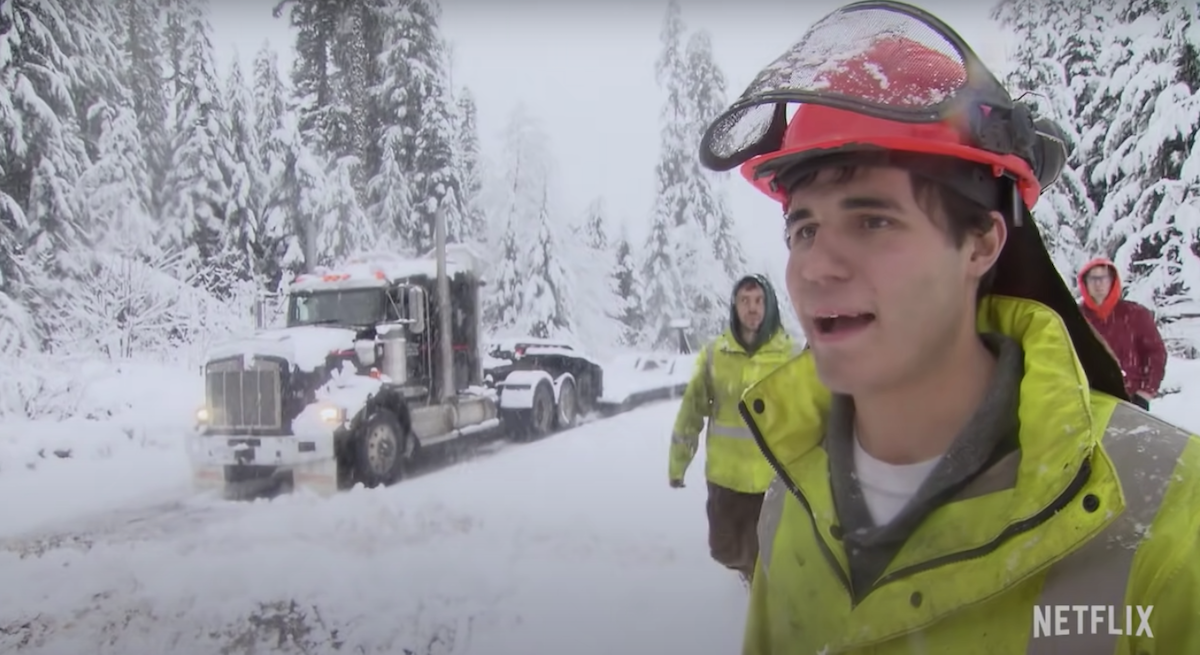 Loggers in Vancouver Island