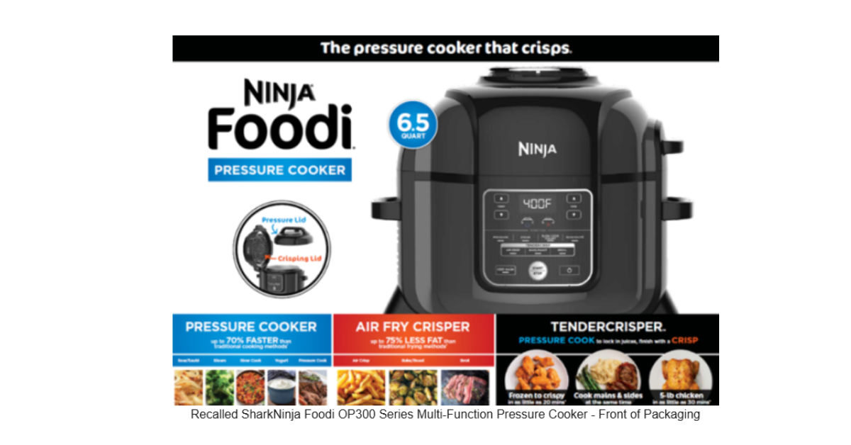 Ninja Foodi Pressure Cooker Packaging