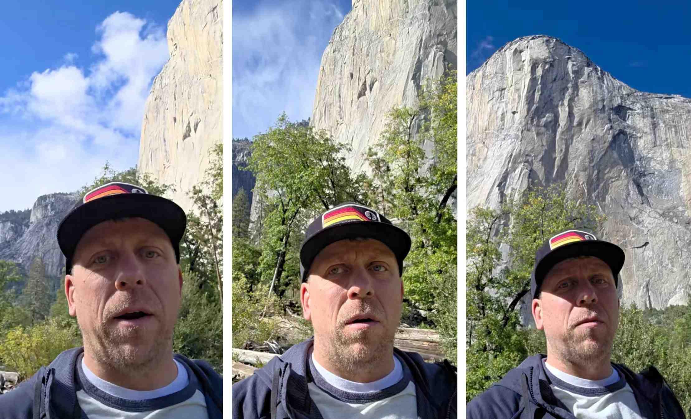 Three screenshots depict a TikTok user apologizing for catching Balin Miller's death on live stream.