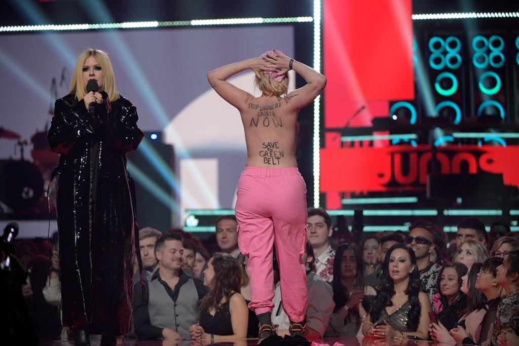 Avril Lavigne at Juno Awards