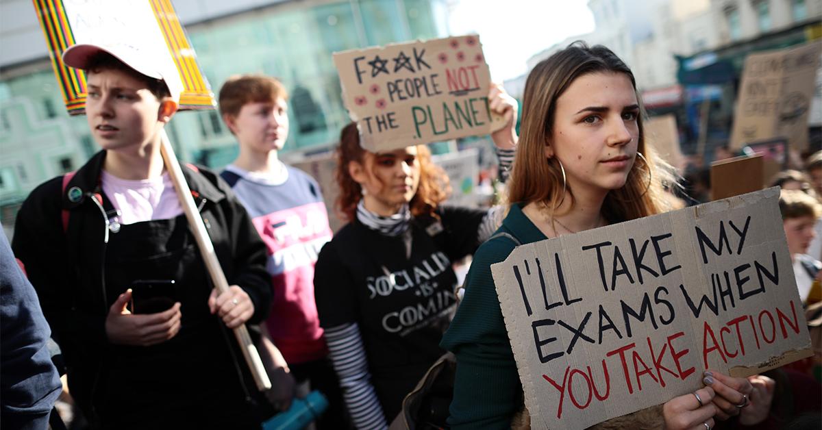 climate strike students