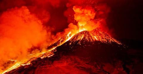 volcano eruption