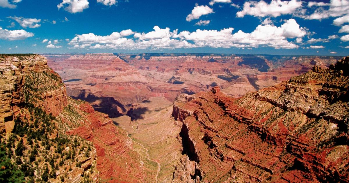 The Grand Canyon in Arizona. 