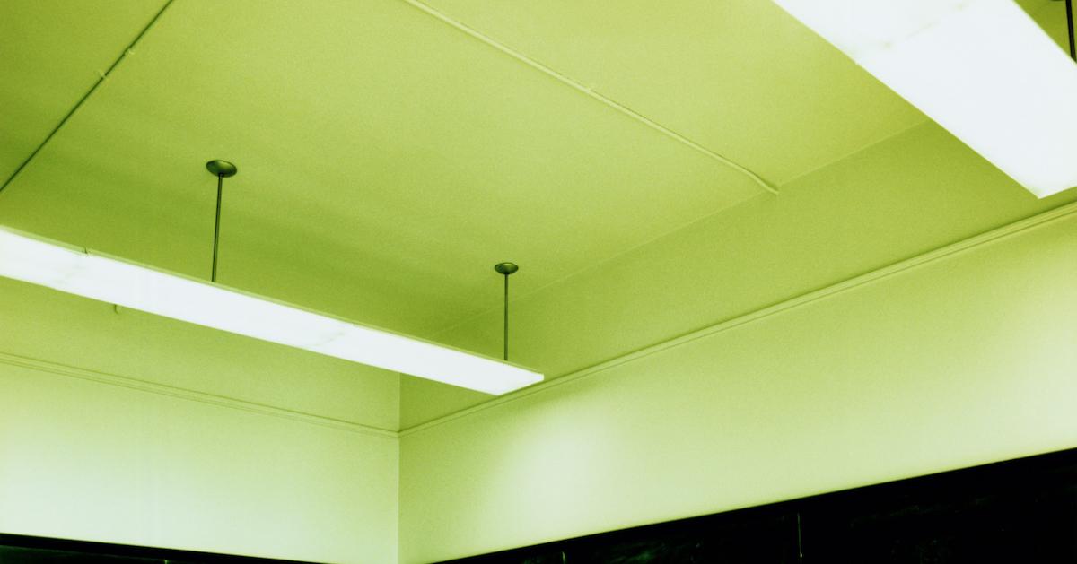 fluorescent light green