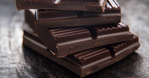 chocolaate bars stacked