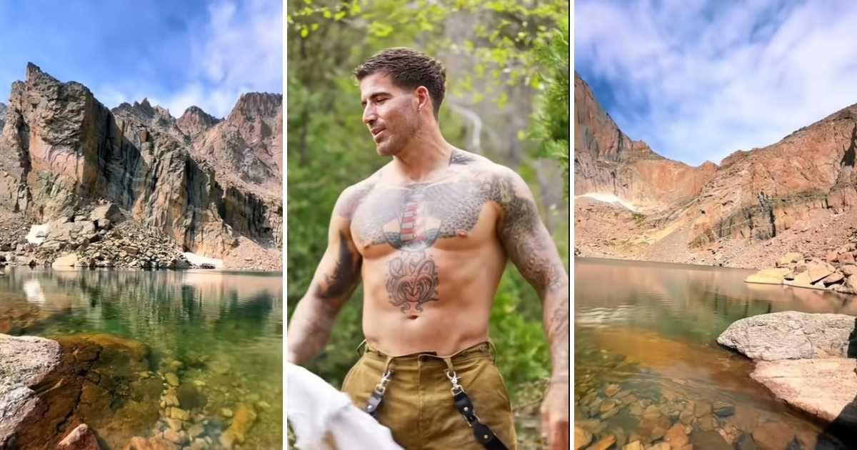 Man promotes Yellowstone National Park by mirroring its beauty with his sculpted physique (Cover Image Source: TikTok | @visit.yellowstone)