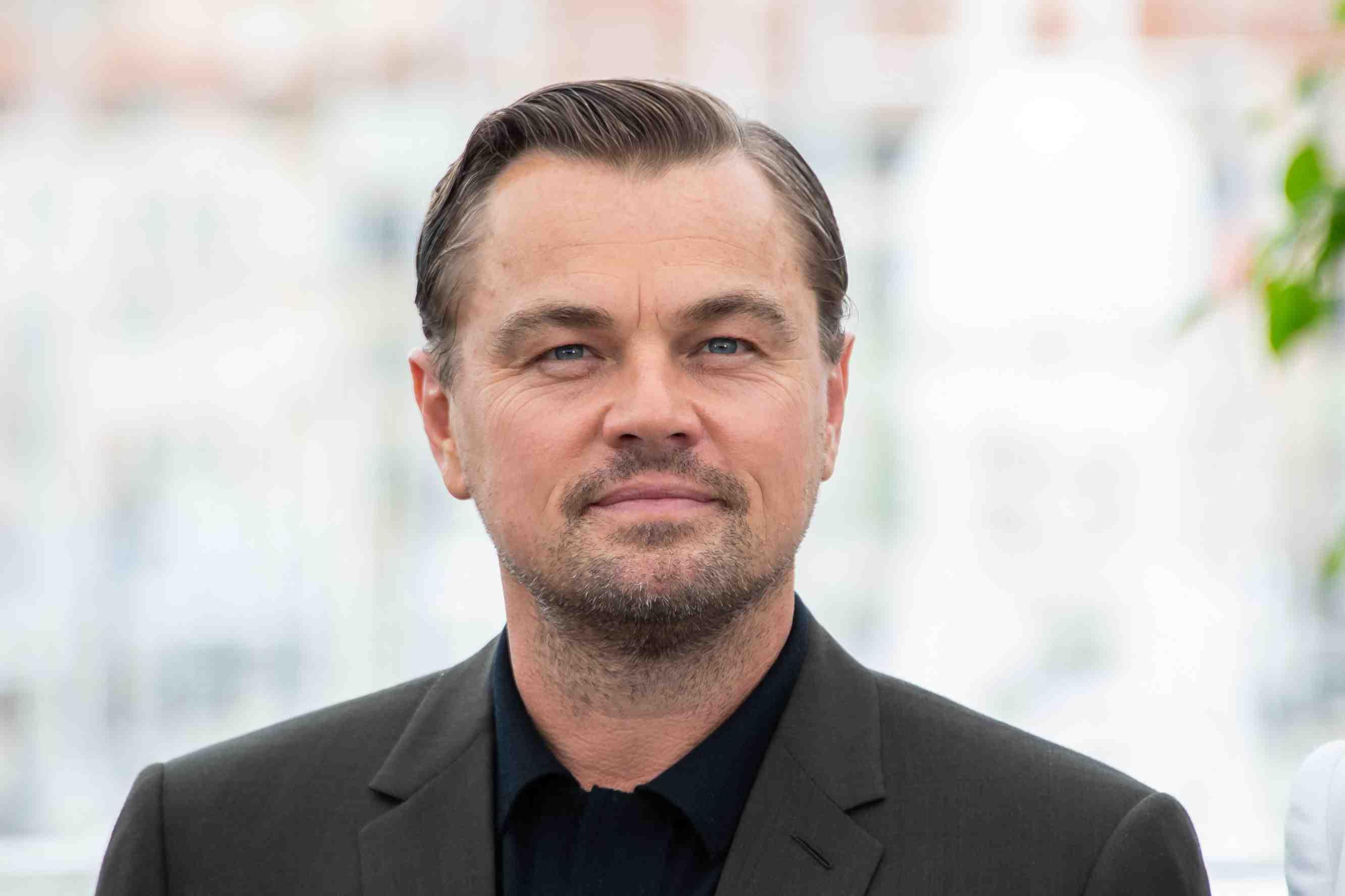Leonardo DiCaprio is pictured at the Killers Of The Flower Moon showing at the Cannes Film Festival in May 2023.