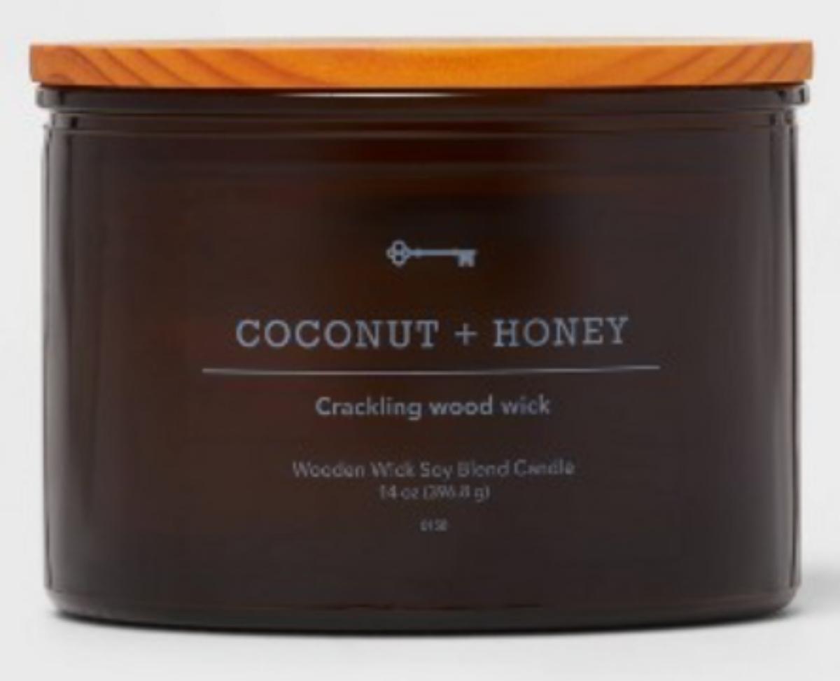 Dark Coconut + Honey candle