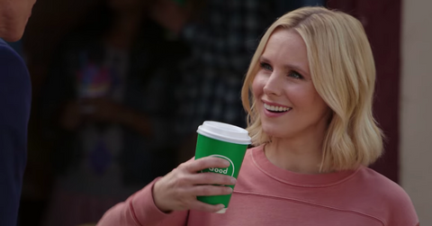 Single-use plastic on The Good Place