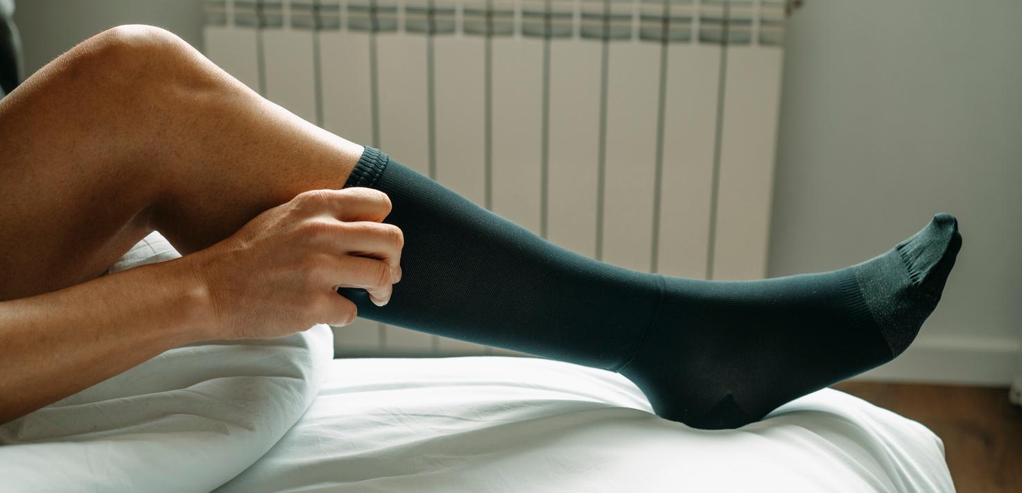 Here's Why You Shouldn't Sleep in Compression Socks