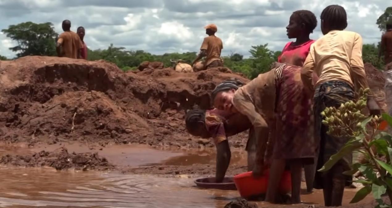 Children Working Cobalt Mines in the Congo