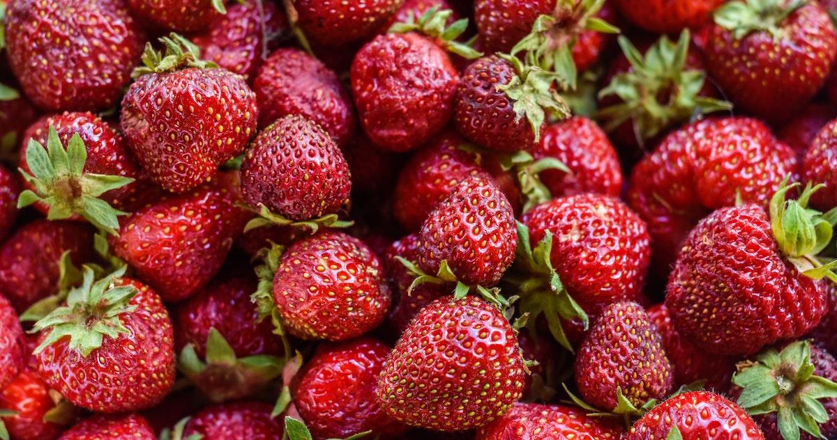 Ripe strawberries