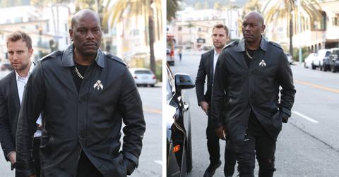 Tyrese Gibson is pictured going to lunch in June 2024.
