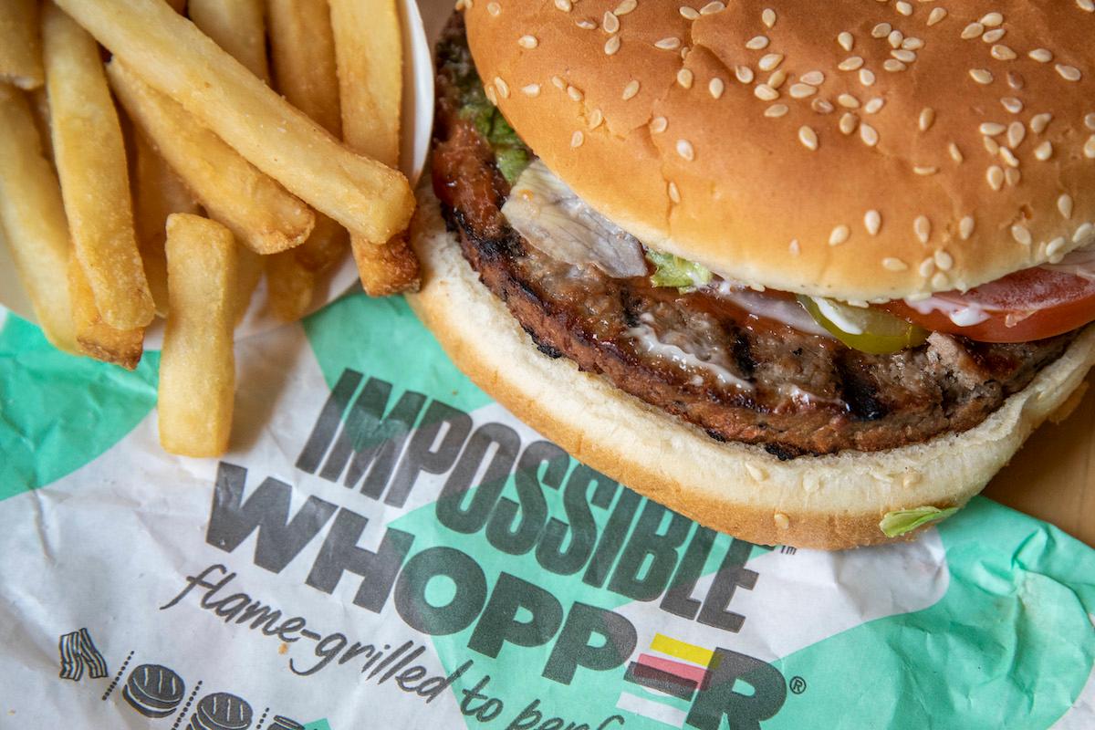 impossible whopper burger king