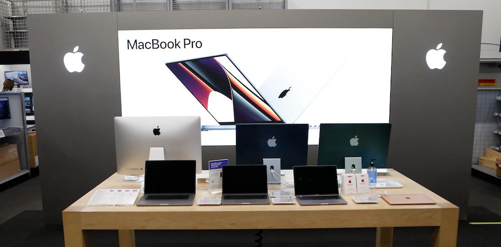 A Macbook Display