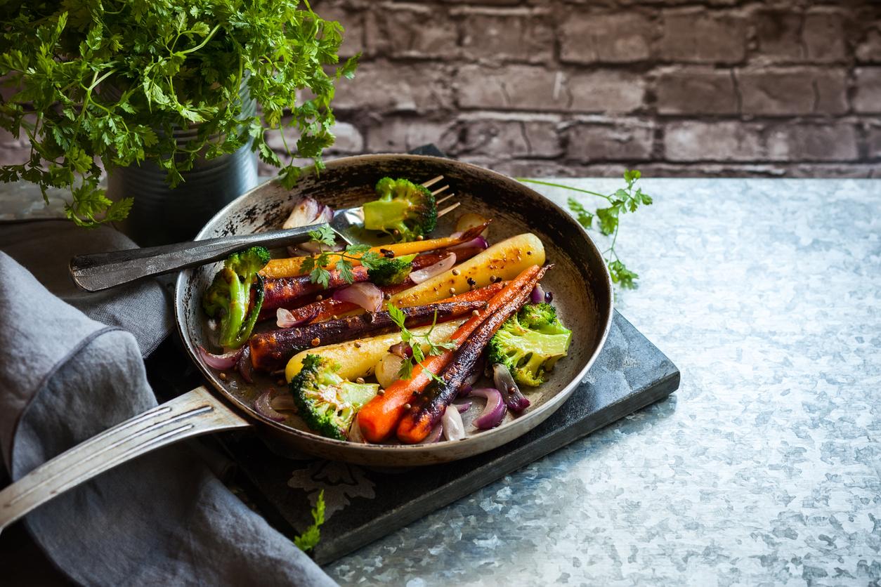 Roasted Rainbow Carrots