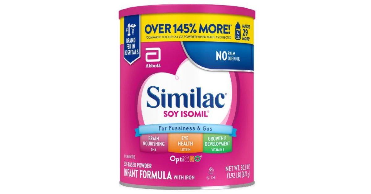 Similac non dairy store formula