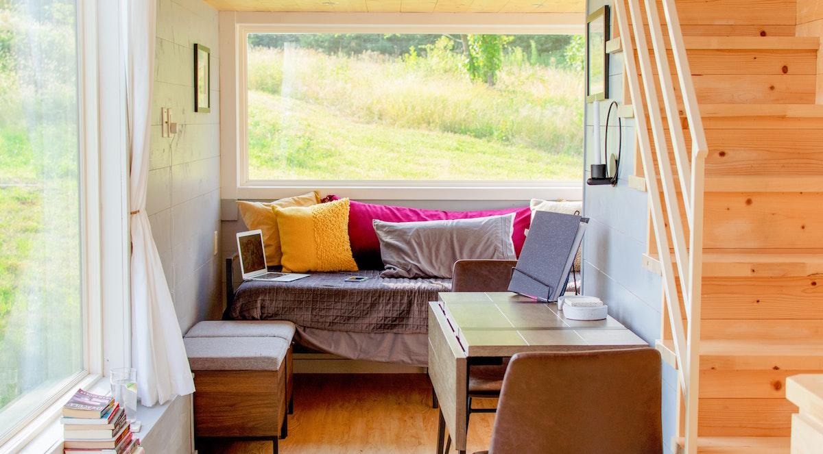 Interior of a tiny home