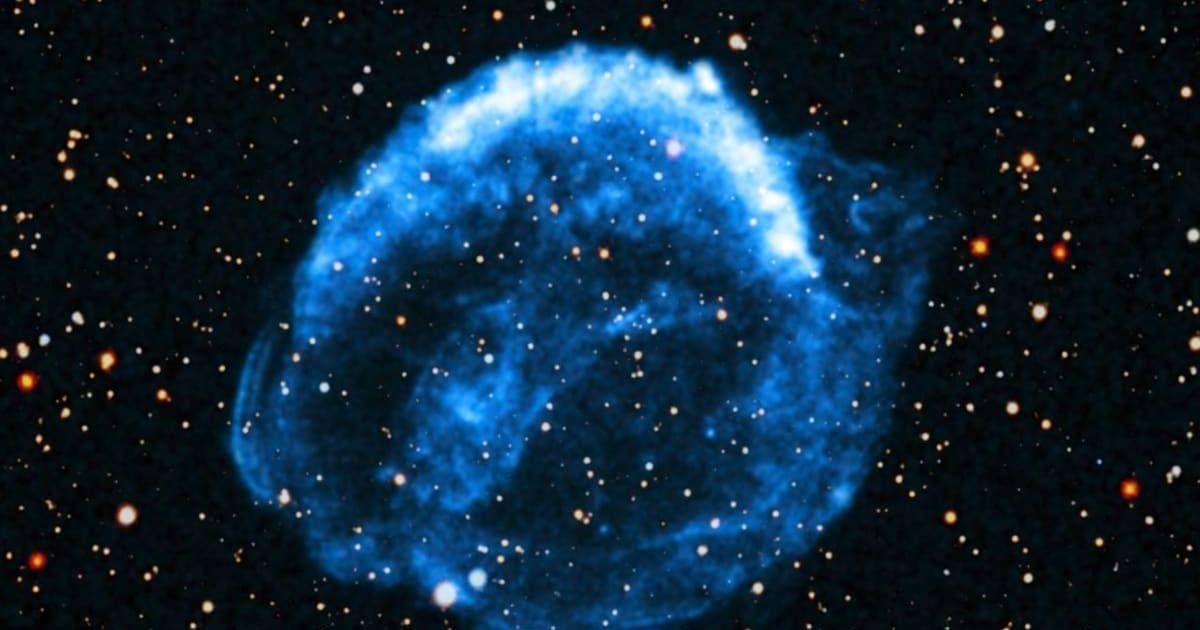 A still from the video showing changes in Kepler’s Supernova Remnant using data from NASA’s Chandra X-ray Observatory. (Cover Image Source: X-ray: NASA/CXC/SAO; Optical: Pan-STARRS)