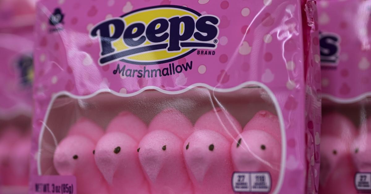 Marshmallow Peeps have red dye No. 3.