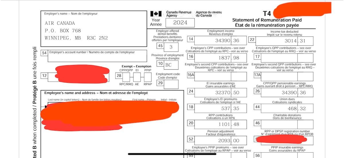 air canada flight attendant salary