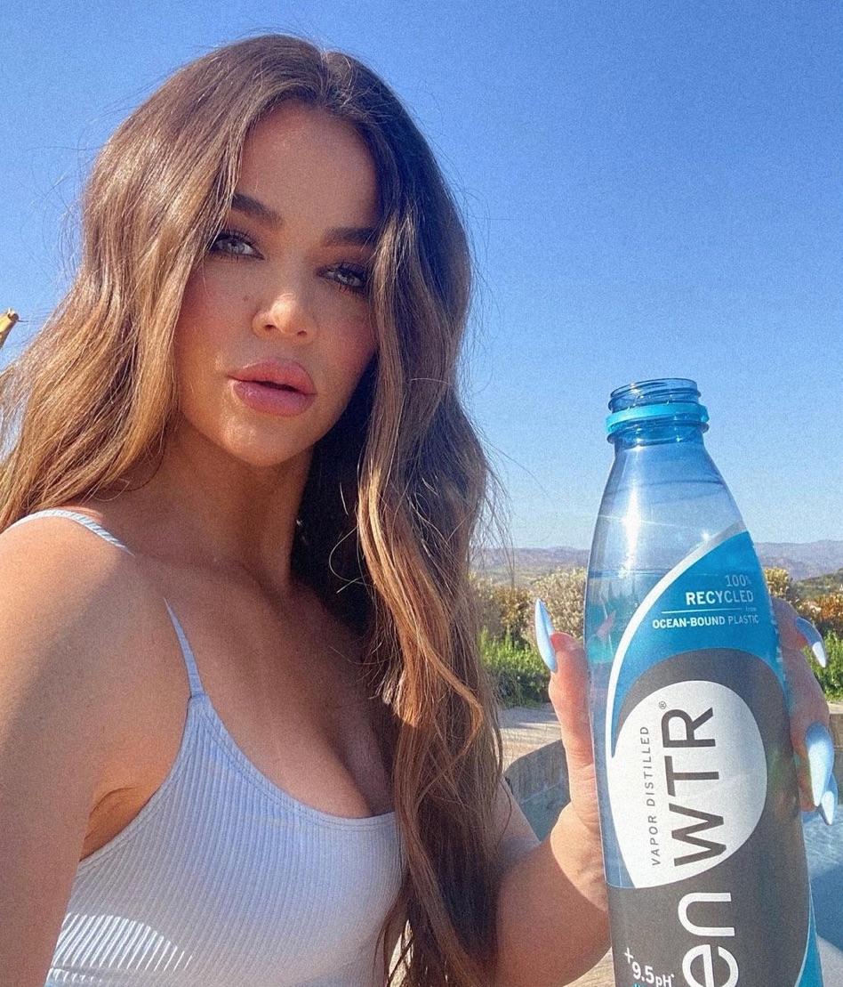 Khloé Kardashian's Water Bottle Post Has Haters Calling Her Out