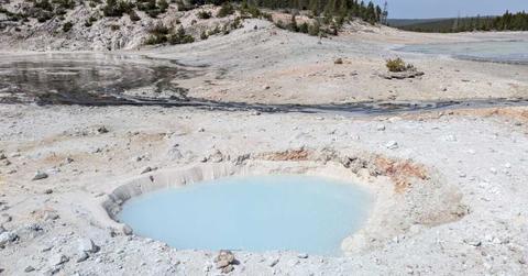 Blue Pool in Yellowstone National Park (Cover Image Source: USGS | Mike Poland)