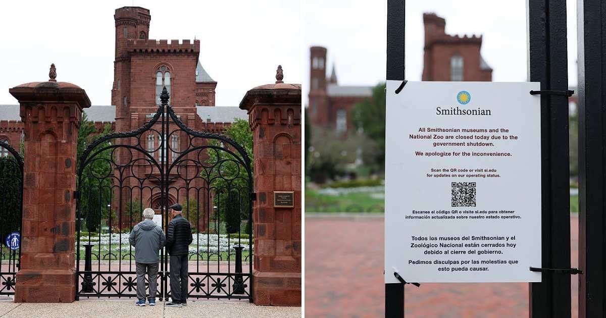 Smithsonian Museums in Washington D.C., shut their doors due to the government shutdown (Representative Cover Image Source: Getty Images | Anna Moneymaker)