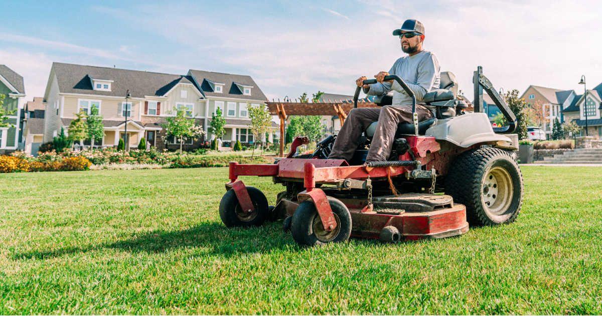 A man mowing a huge lawn ona hot sunny day. (Representative Cover Image Source: Getty Images | Jeremy Poland)