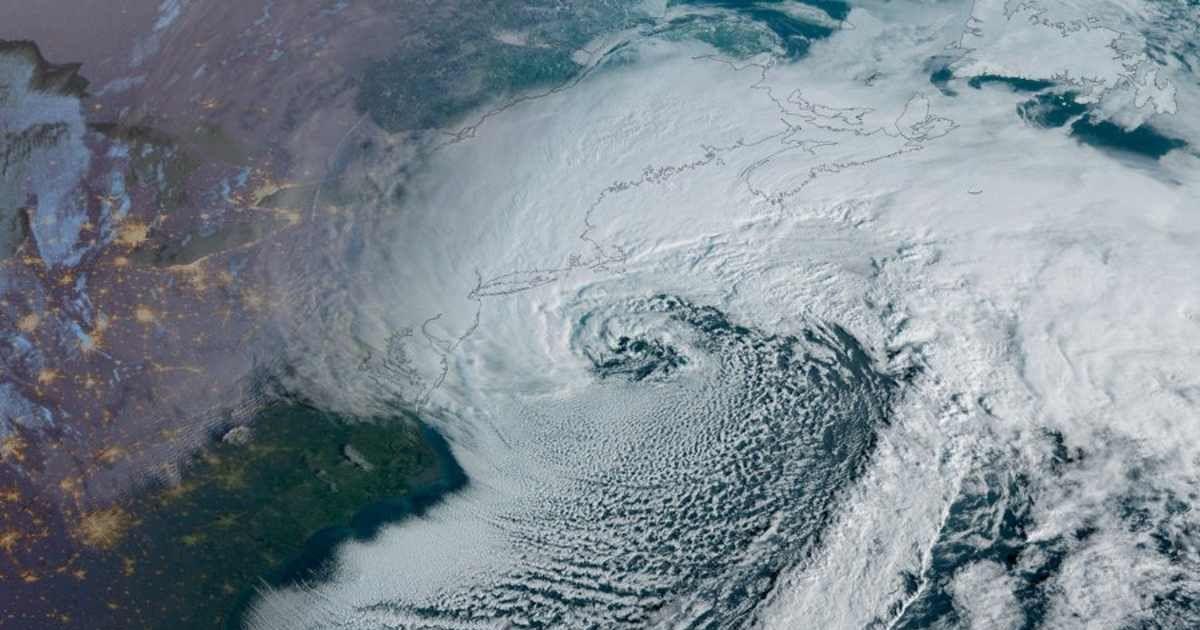 A stunning satellite shot of a powerful nor'easter. (Cover Image Source: X | @CIRA_CSU)