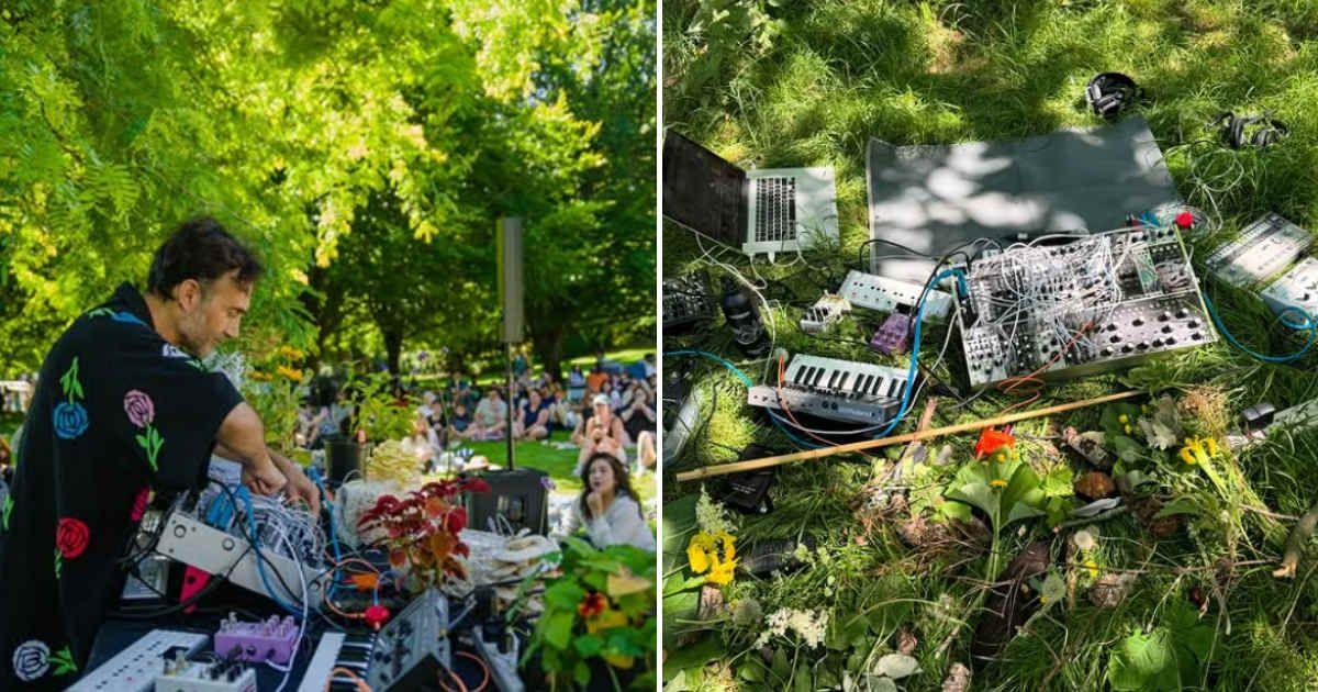 Tarun Nayar, the man who collaborates with plants to make electronic music. (Cover Image Source: Instagram | @modernbiology)