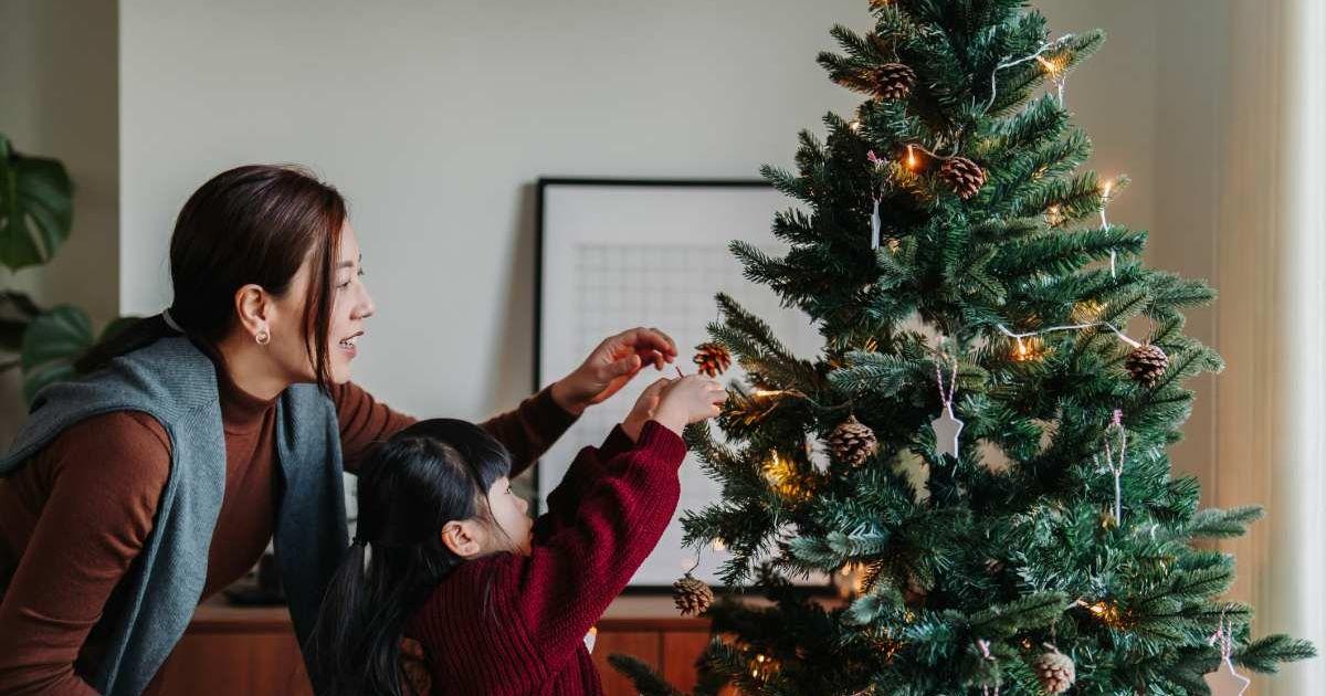 Woman decorating a Christmas tree made of spruce needles (Representative Cover Image Source: Getty Images | D3Sign)