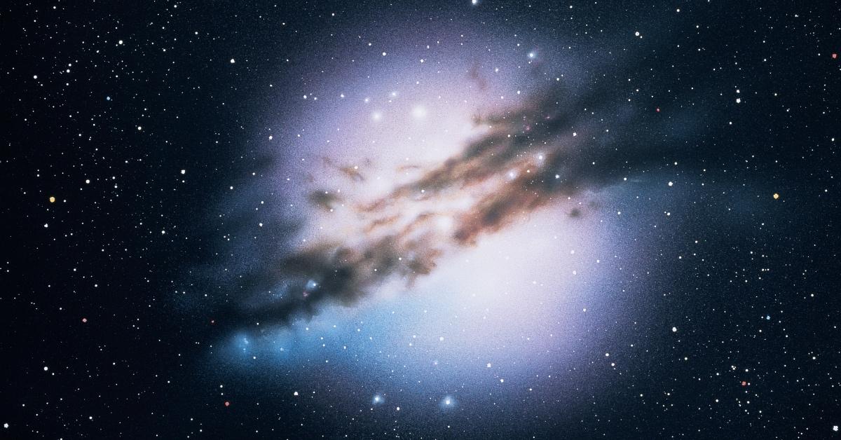 Photograph of a galaxy in Centaurus.