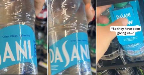 Man makes a shocking discovery while buying a bottle of DASANI water (Cover Image Source: TikTok | @thegamezfamilyy)