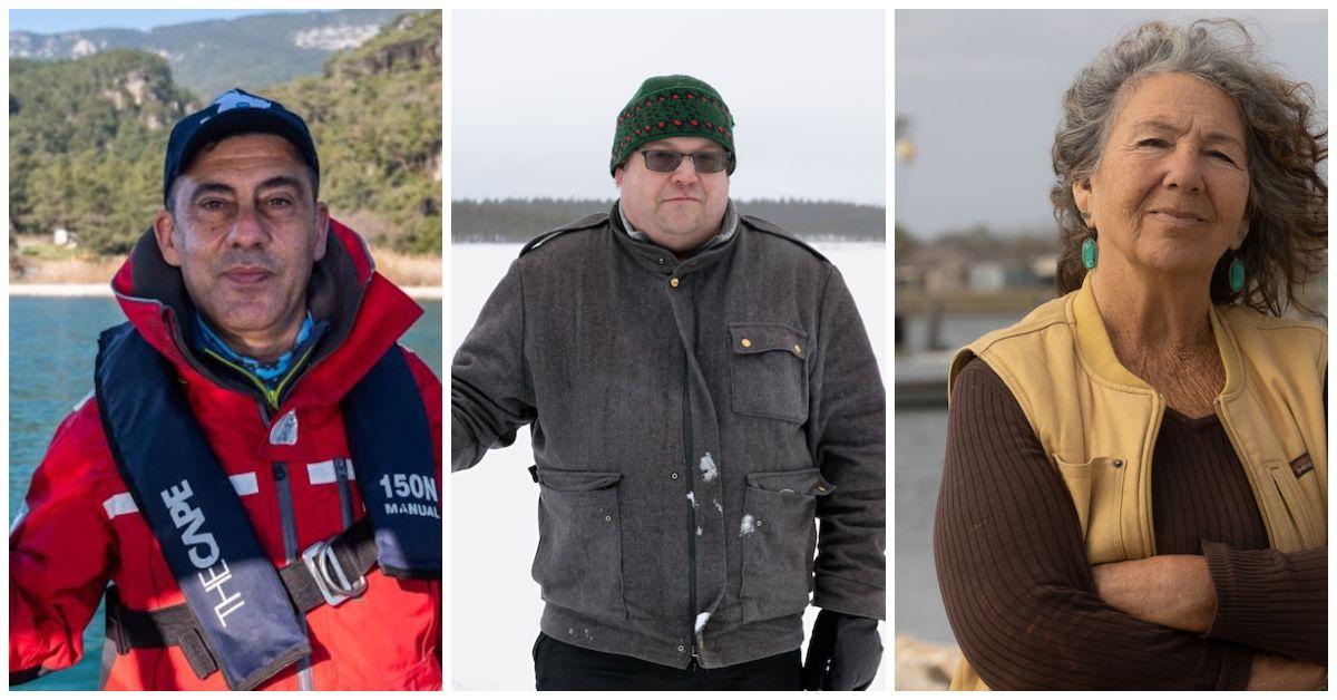 Three Goldman Environmental Prize (left to right): Zafer Kizilkaya; Tero Mustonen; and Diane Wilson.