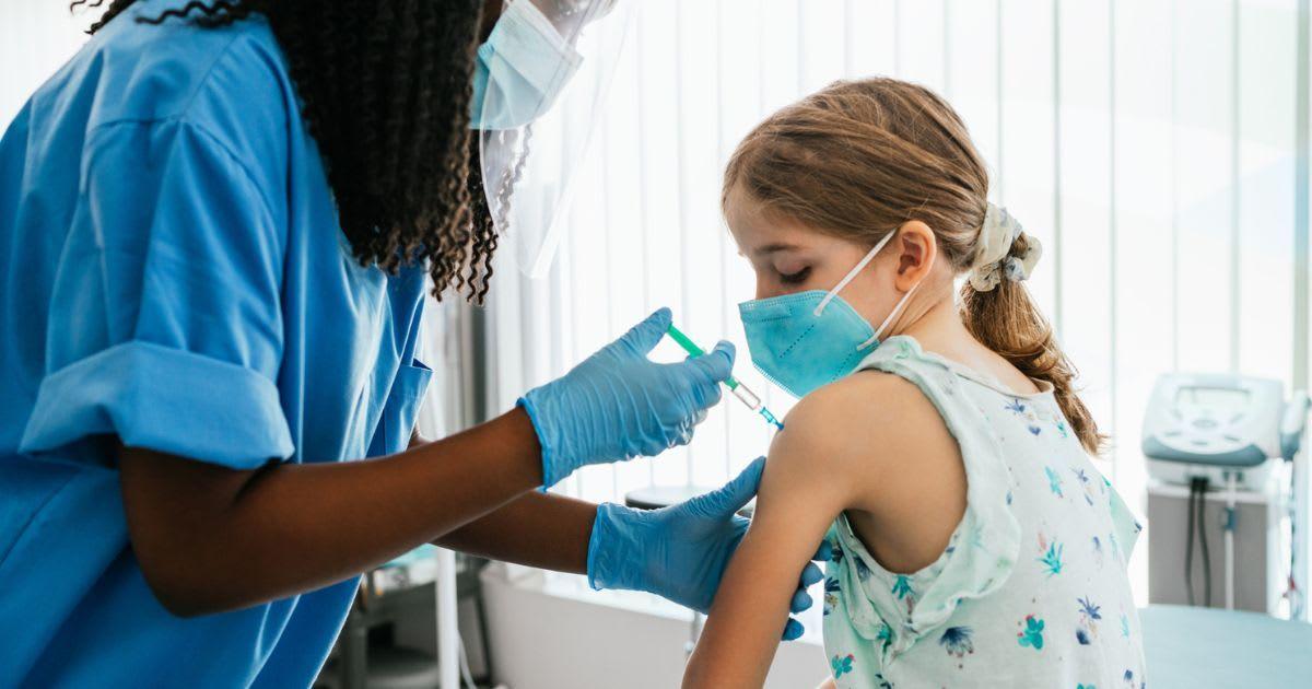 A kid receiving the COVID-19 vaccine. (Representative Cover Image Source: Getty Images | KoldoyChris)