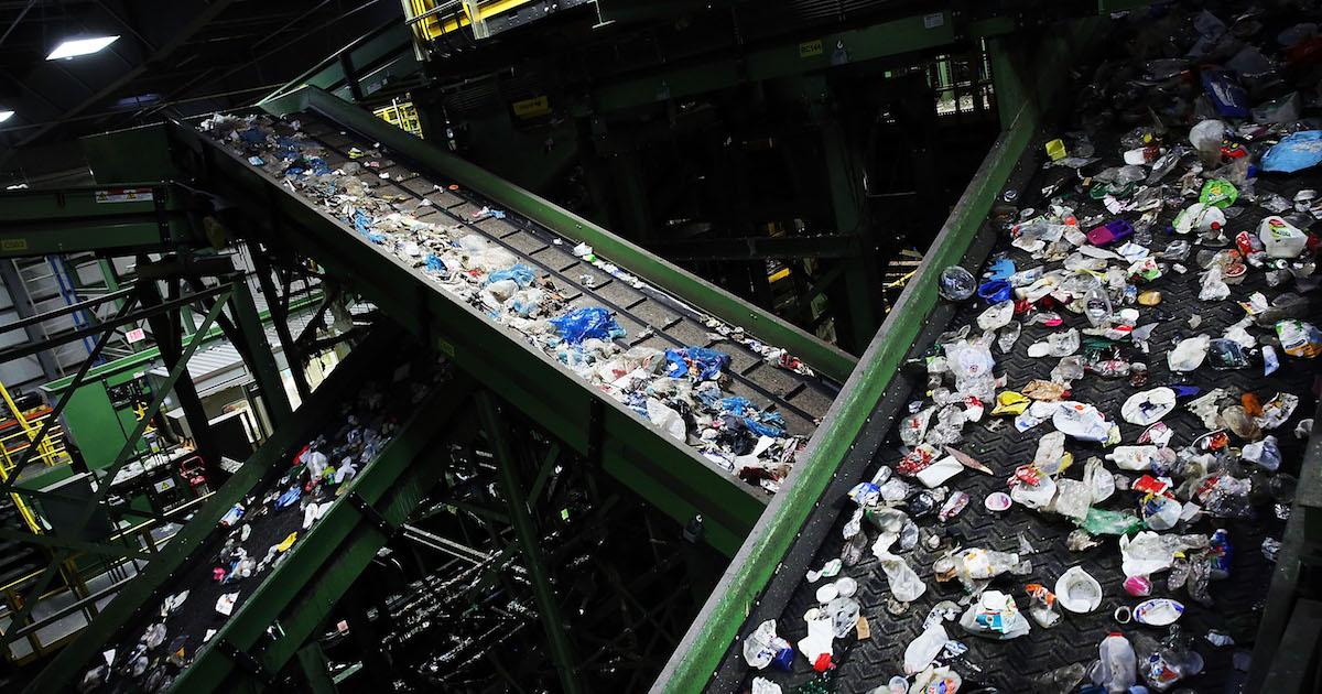 Recycling plant