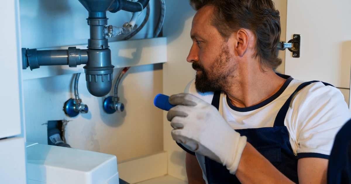 A plumber checking the water pipeline in a home. (Representative Cover Image Source:  Freepik)