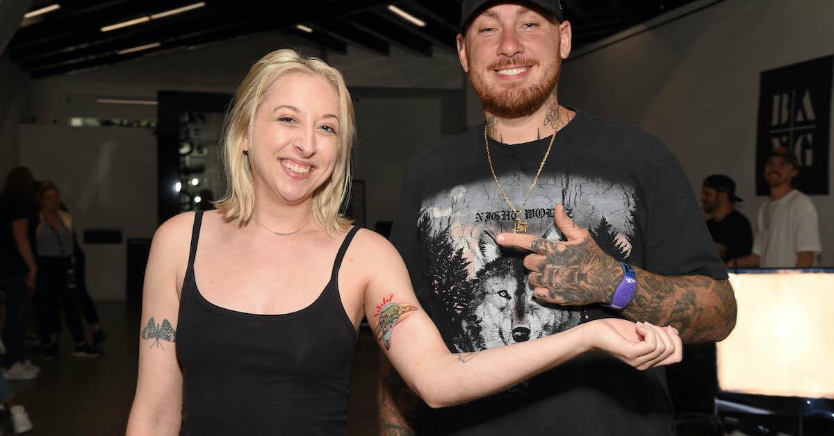 Bang Bang with the winner of Lightlife's sweepstakes, to get a free hot dog tattoo.