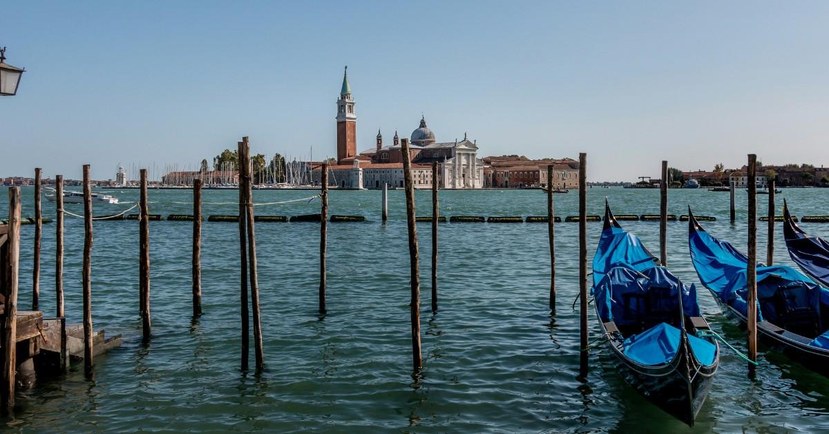 Poveglia Island as seen from St. Mark's Square in Venice