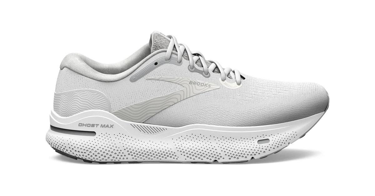 Brooks Ghost Max sneaker for women in white