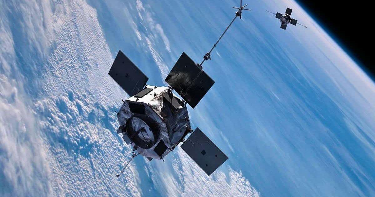 Illustration of NASA's twin Van Allen Probes orbiting Earth. (Cover Image source: JHU/APL, NASA)