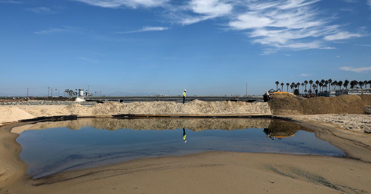 California oil spill location newport beach