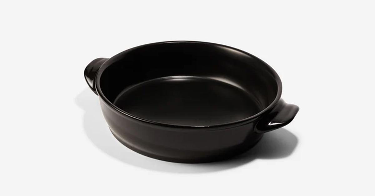 black ceramic skillet