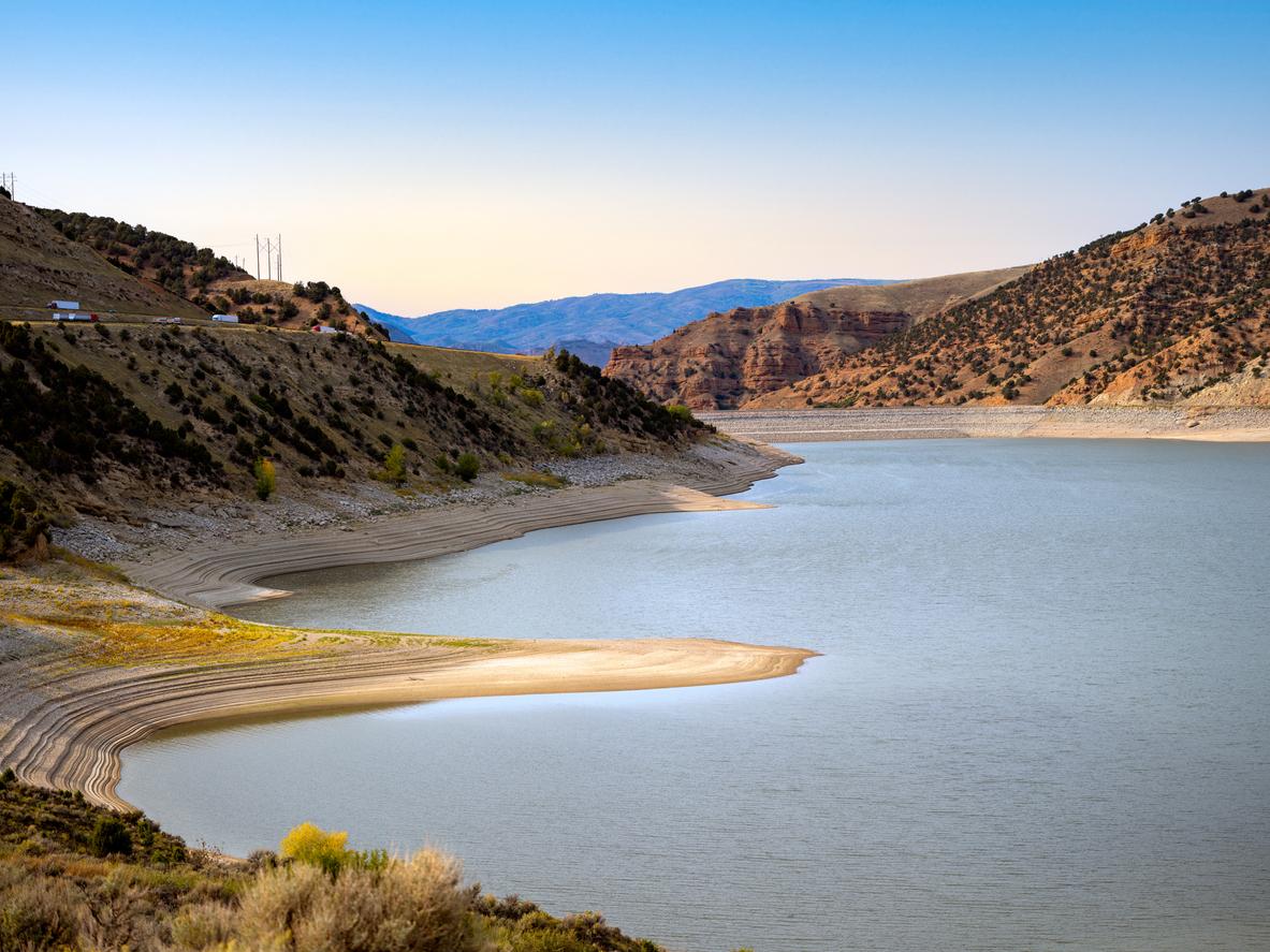 Low water reservoir in Utah