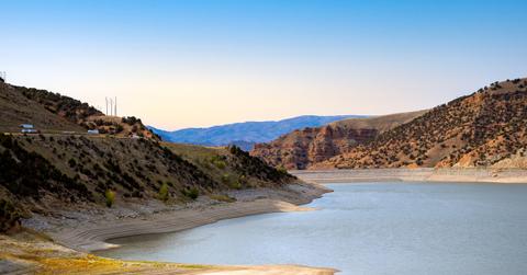 Low water reservoir in Utah