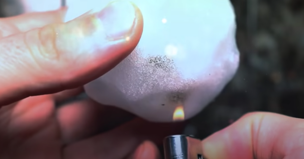 Why Does Snow Turn Black if You Burn It? Here's the Science Behind It